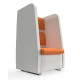 Retreat Single Upholstered High Back Sofa Pod